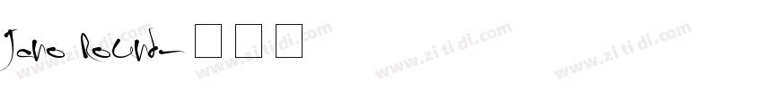 Jano Round字体转换
